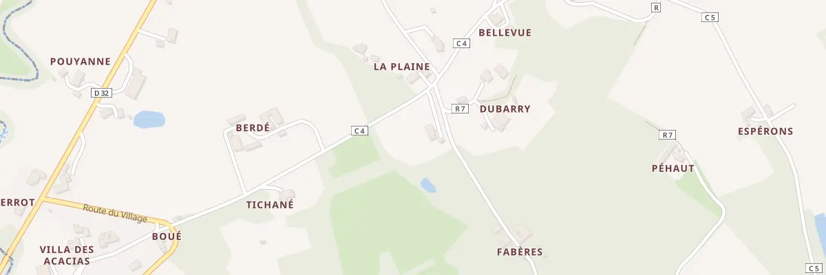 Plan du 36 Imp Dubarry à Monlezun-d’Armagnac