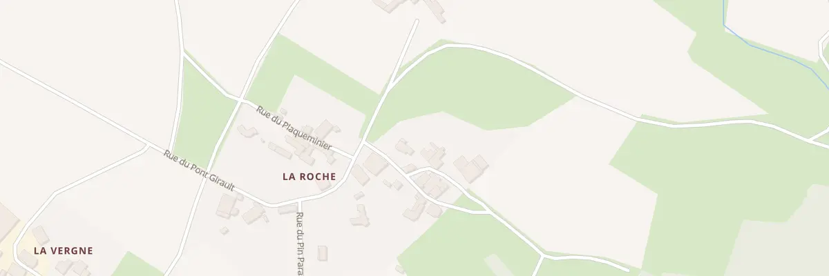 Plan de Imp du Lavoir de la Roche à Melle