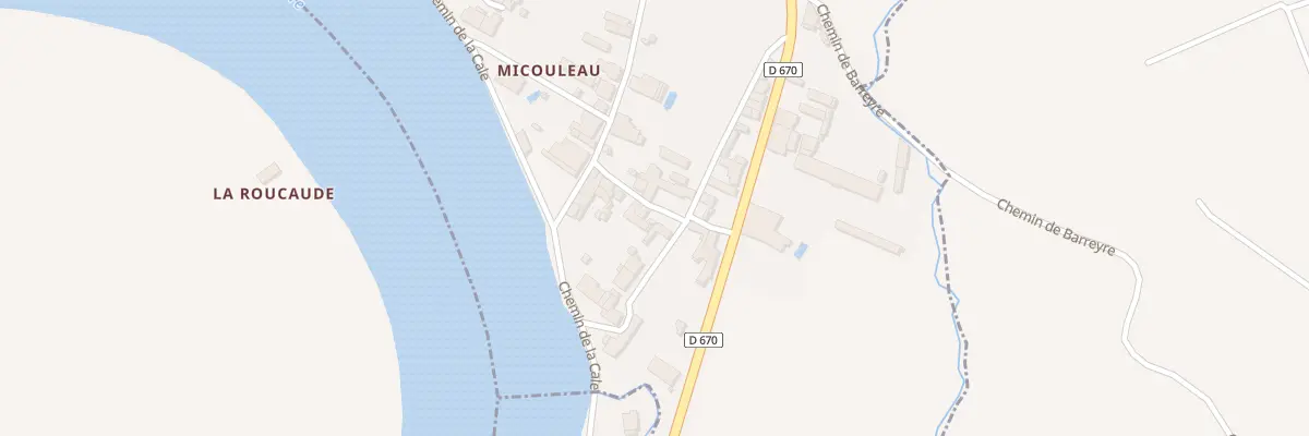 Plan du 194 Micouleau à Vignonet
