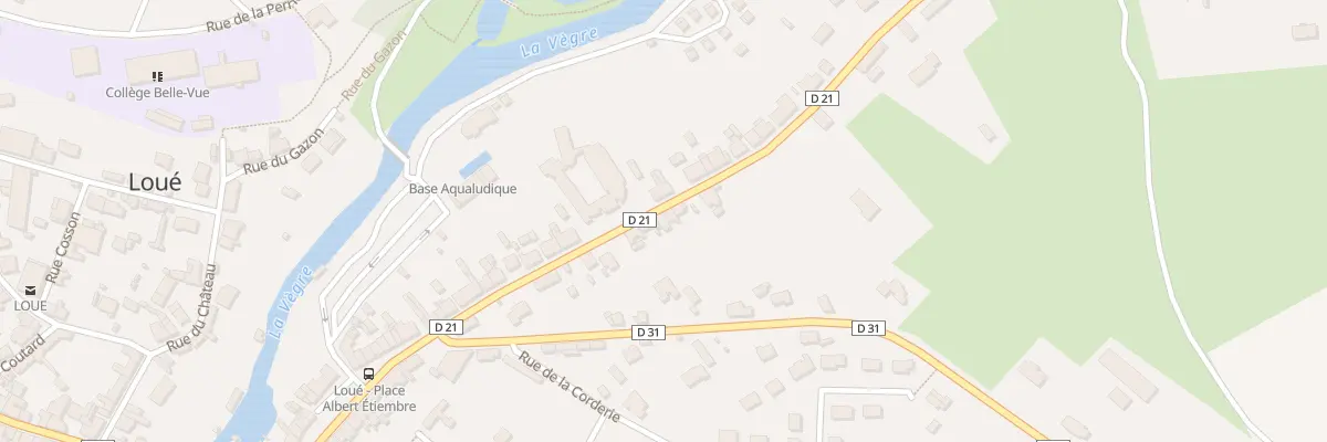 Plan du 56 Rue du General Dunlap à Loué