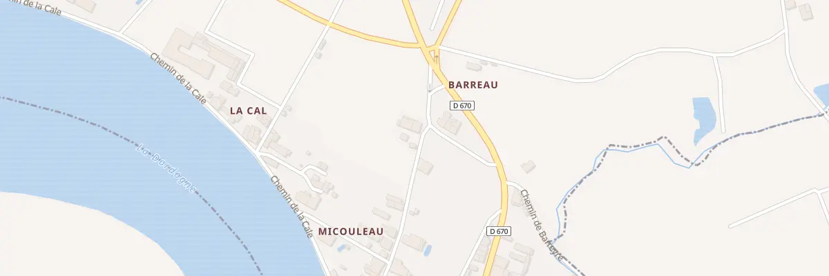 Plan du 92 Rue Micouleau à Vignonet