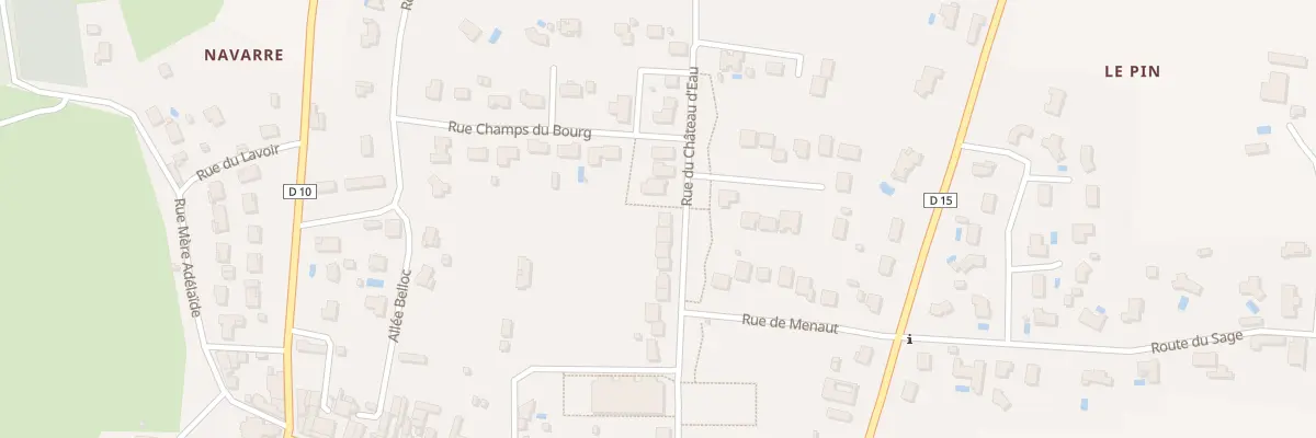 Plan du 10 Rue du Château d’Eau à Auros