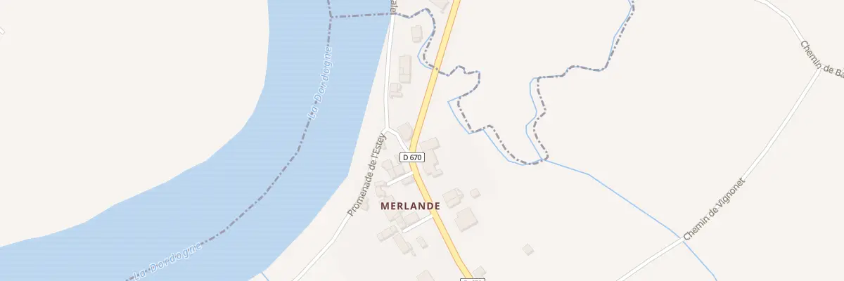 Plan du 25 Merlande Est à Sainte-Terre