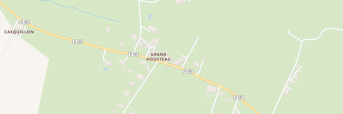 Plan du 26 Grand Housteau à Lados
