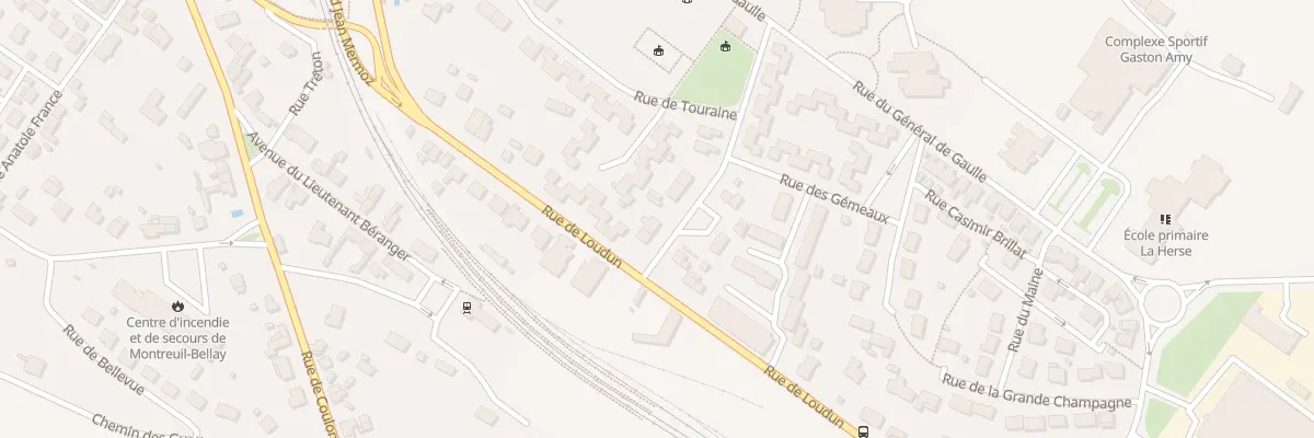 Plan du 27 Rue du Thouet à Montreuil-Bellay