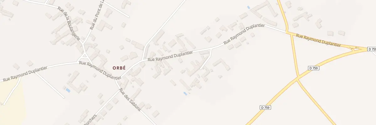 Plan du 60 Rue Raymond Duplantier à Saint-Léger-de-Montbrun