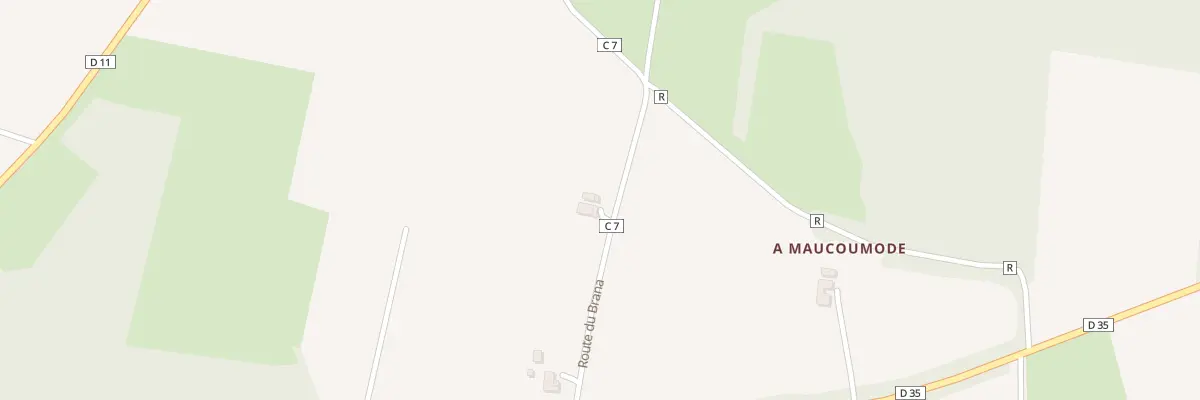 Plan du 181 Rte du Brana à Saint-Julien-d’Armagnac
