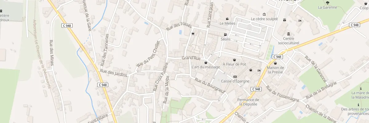 Plan du 29 Grande Rue à Melle
