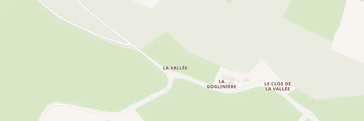 Plan du 5056 La Glogliniere à Saint-Paul-le-Gaultier