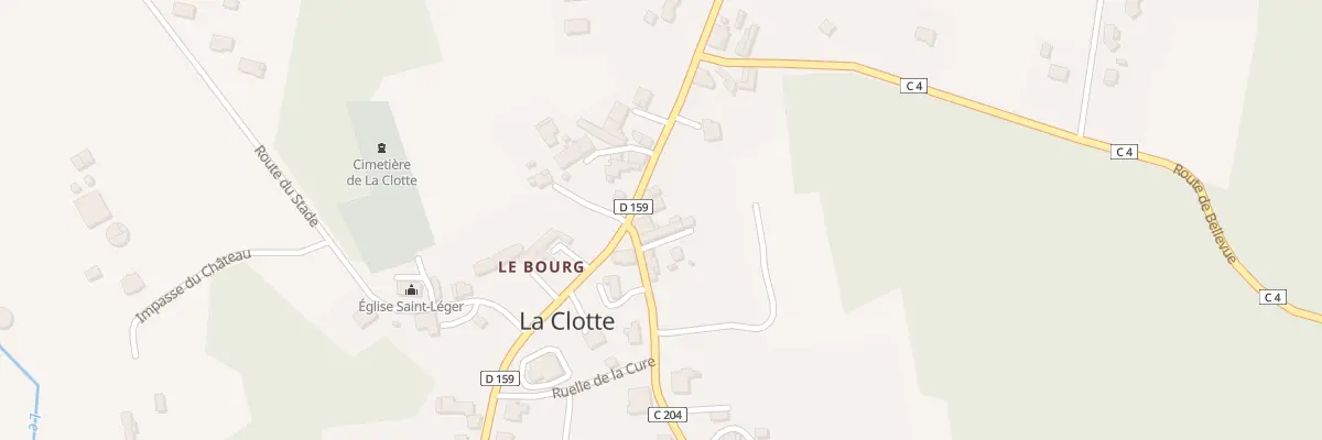 Plan du 1 Rte de Guimard à La Clotte