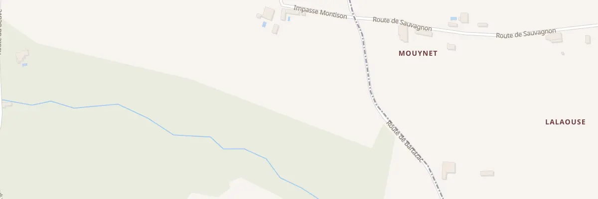 Plan du 113 Imp Montison à Bieujac