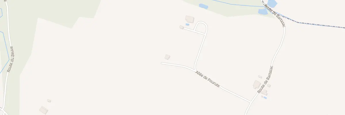 Plan du 3 Pourute à Bieujac