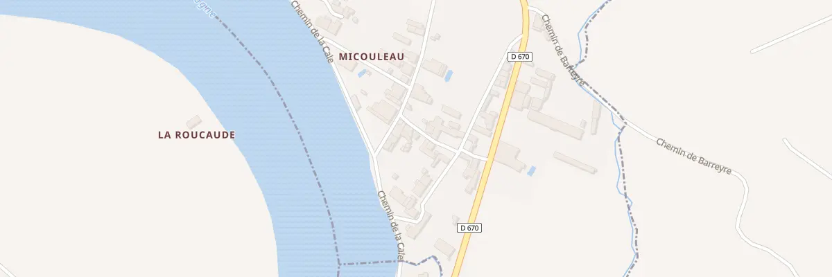 Plan du 197 Micouleau à Vignonet
