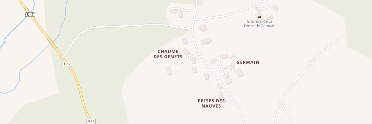 Plan du 349 Chaume des Genets à Lagorce