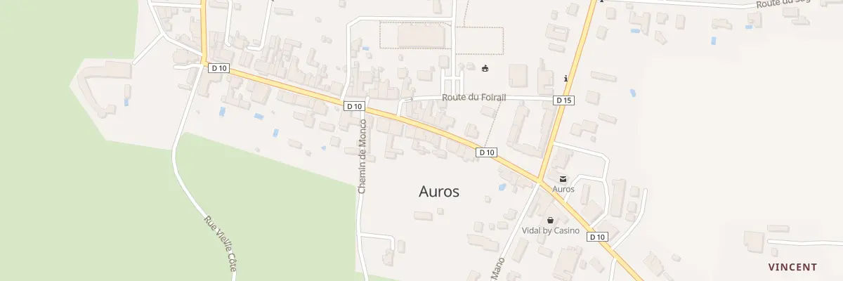 Plan du 4 Rue Castelnau d’Auros à Auros