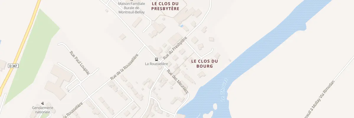 Plan du 36 Rue du Presbytère à Montreuil-Bellay