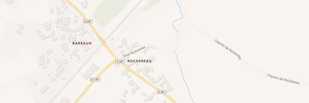 Plan du 59 Rochereau à Abzac