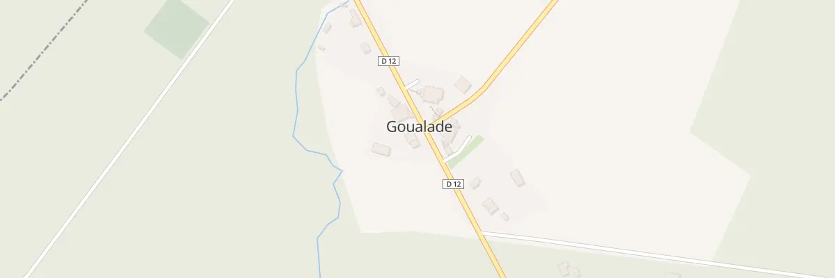 Plan du 10 Le Bourg à Goualade