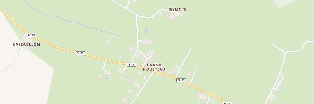 Plan du 30 Grand Housteau à Lados
