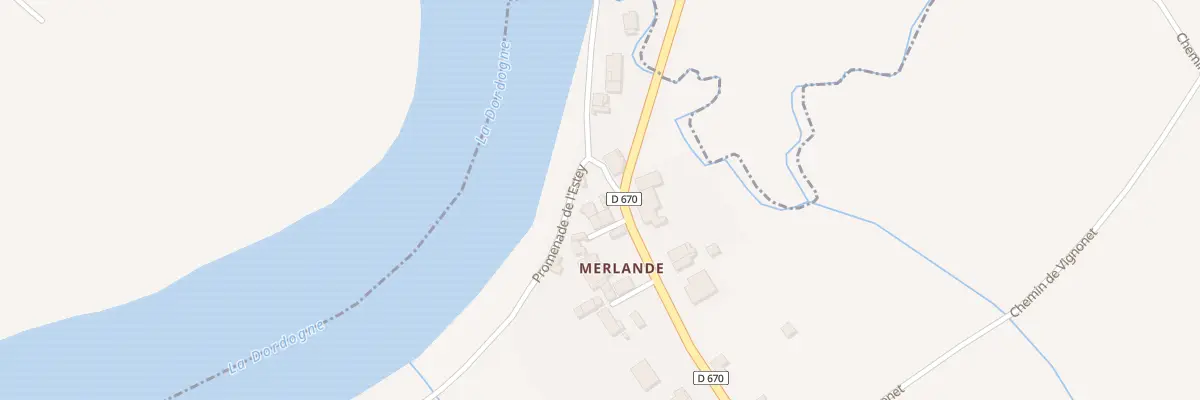 Plan du 414 Merlande-Ouest à Saint-Pey-d’Armens