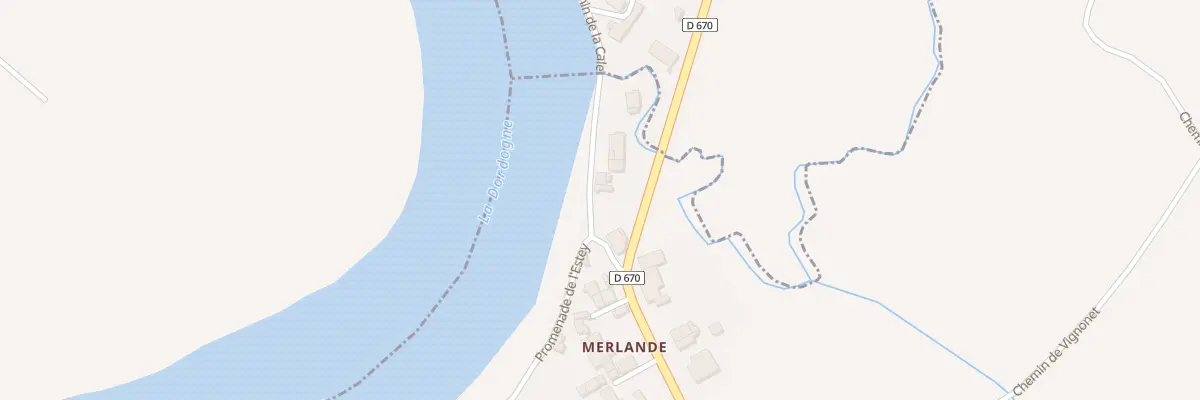 Plan du 411 Merlande Ouest à Sainte-Terre