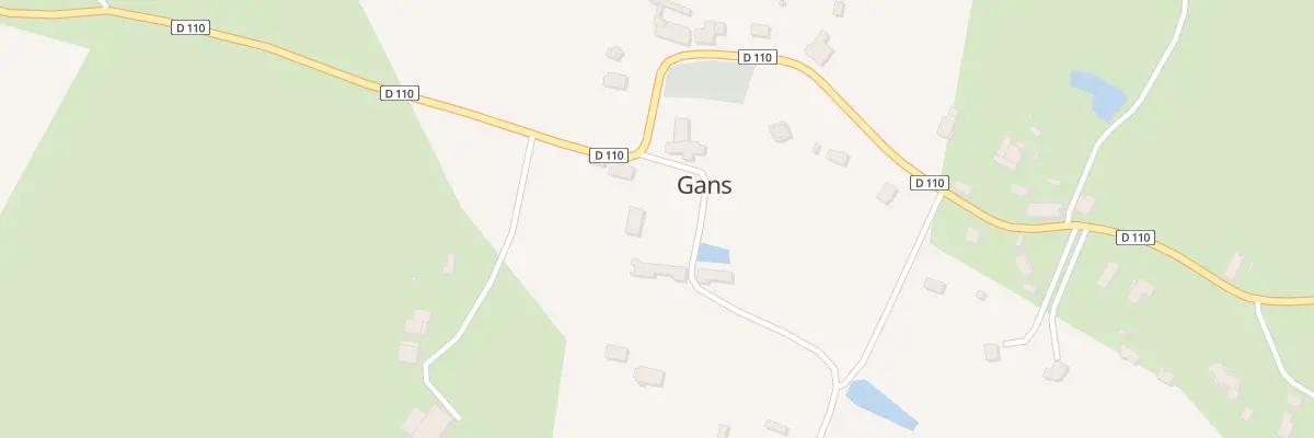 Plan du 8 Le Bourg à Gans