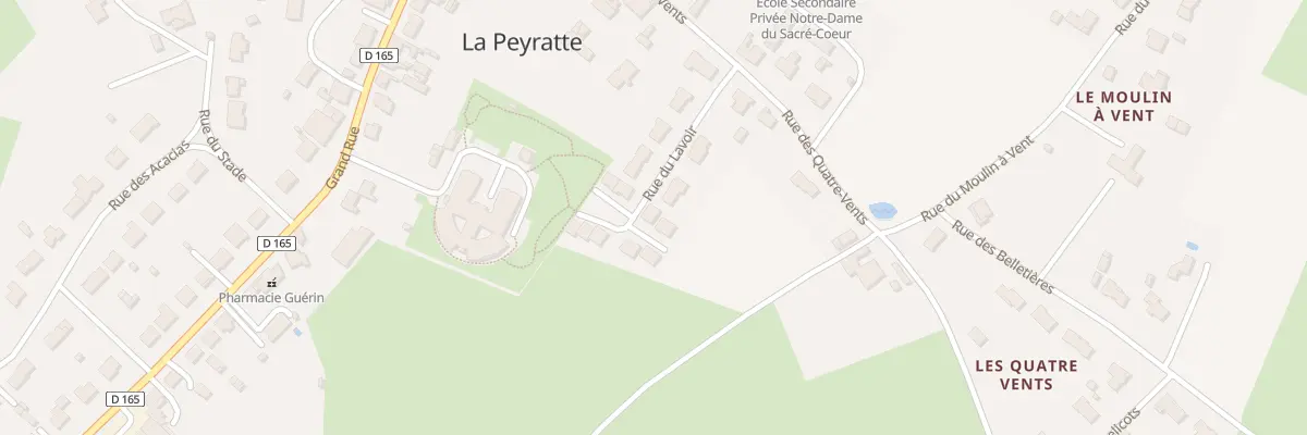 Plan du 7 Rue du Lavoir à La Peyratte