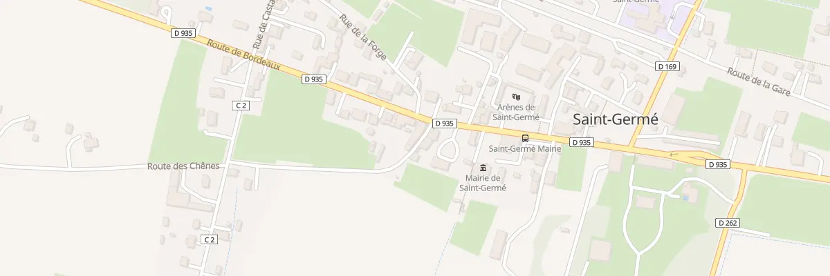 Plan du 7 Rte de Bordeaux à Saint-Germé
