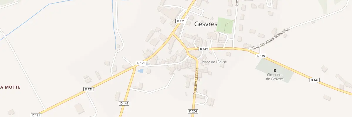 Plan du 5 Rue des Lavandières à Gesvres