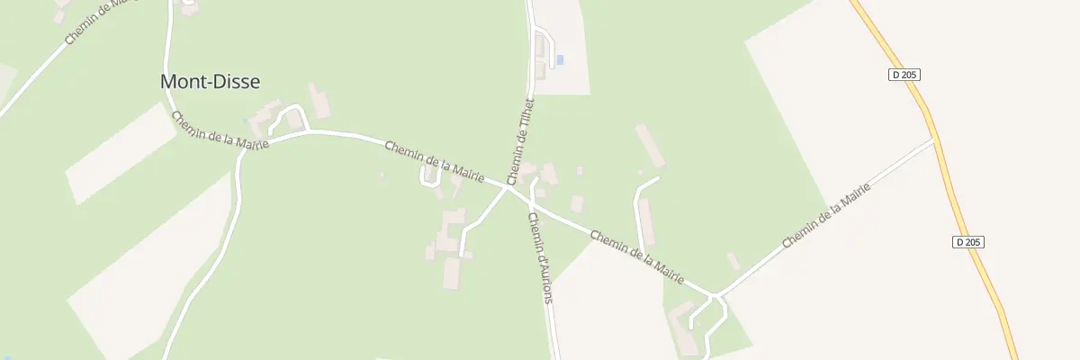 Plan du 5010 L’Eglise à Mont-Disse