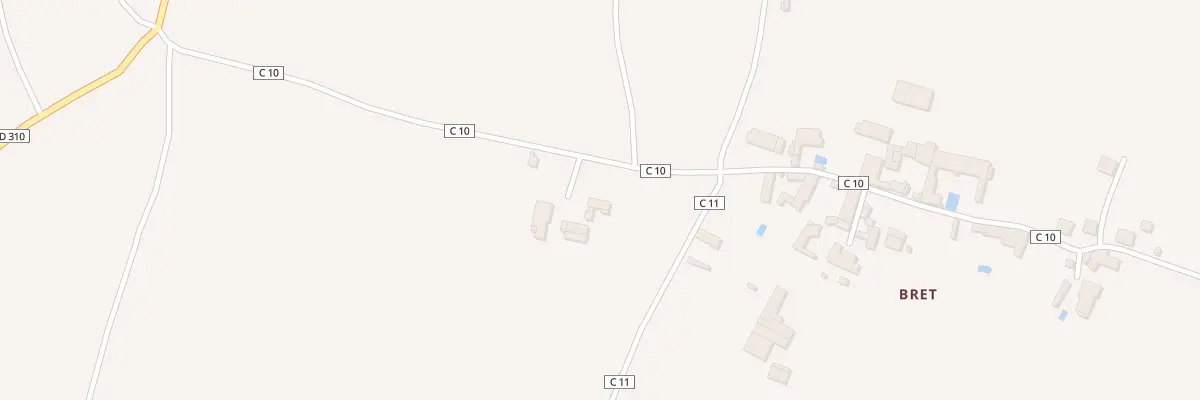 Plan du 1 Imp de la Chapelle Bret à Aubigné