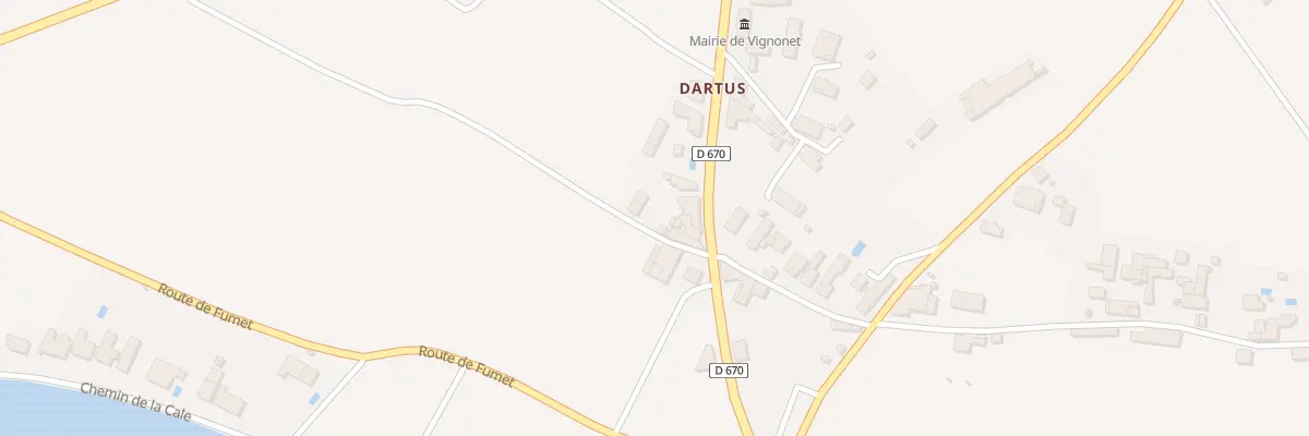 Plan du 118 Dartus à Vignonet