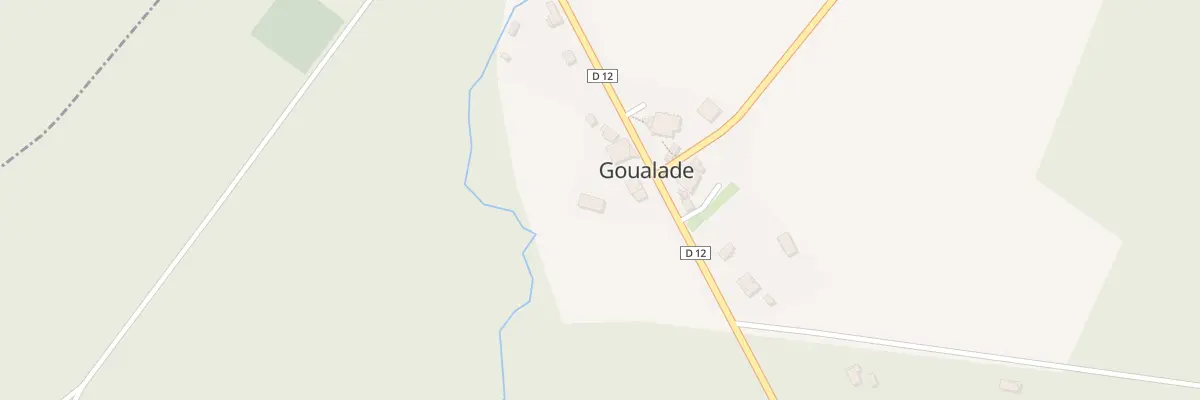 Plan du 14 Le Bourg à Goualade