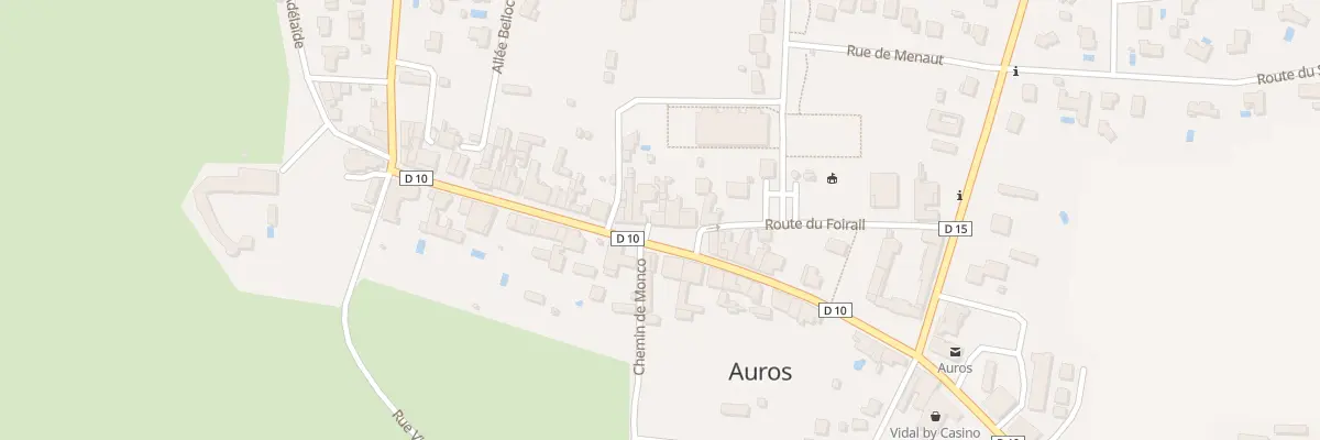 Plan du 6 Pl de la Mairie à Auros