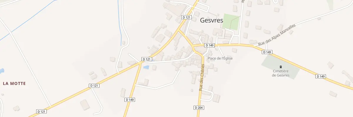 Plan du 9 Rue des Lavandières à Gesvres