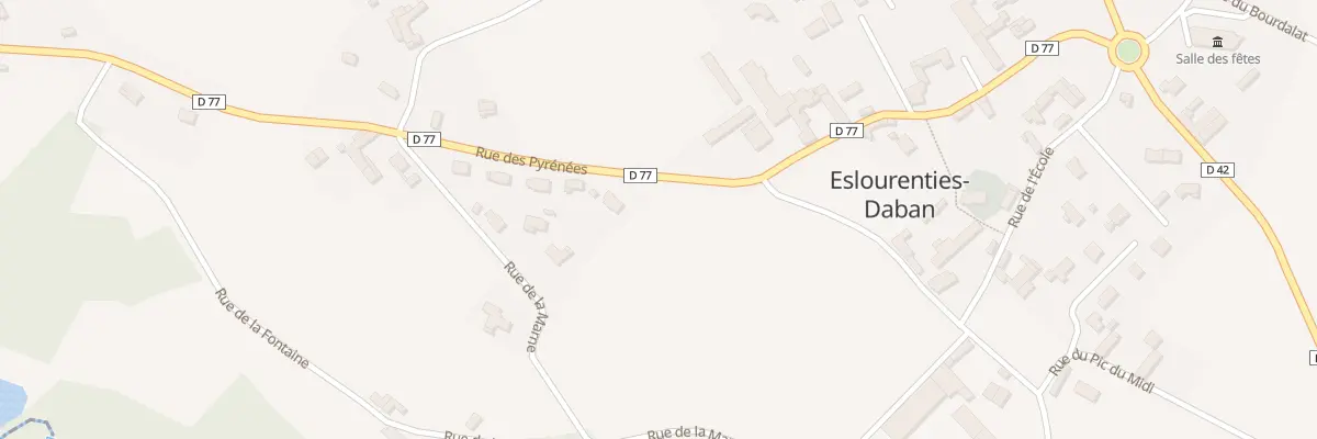 Plan du 379 Rue des Pyrenees à Eslourenties-Daban