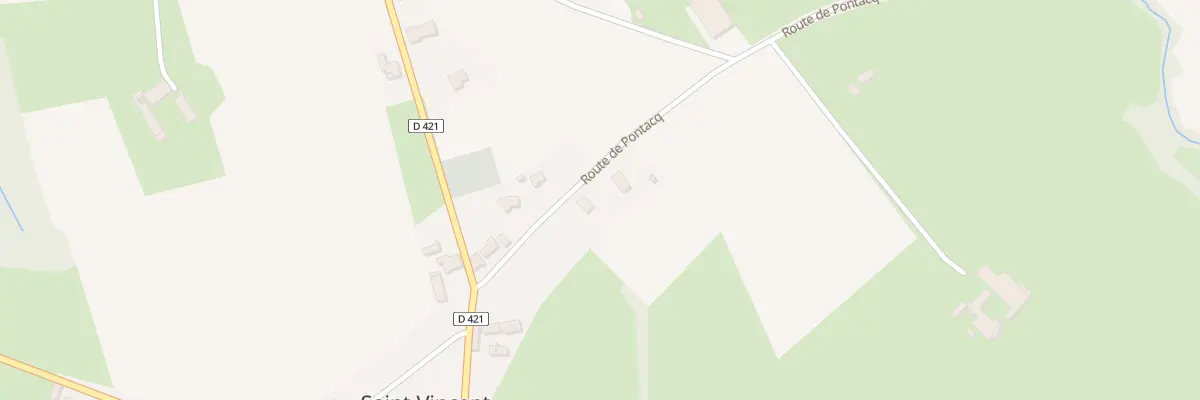 Plan du 2 Rte de Pontacq à Saint-Vincent