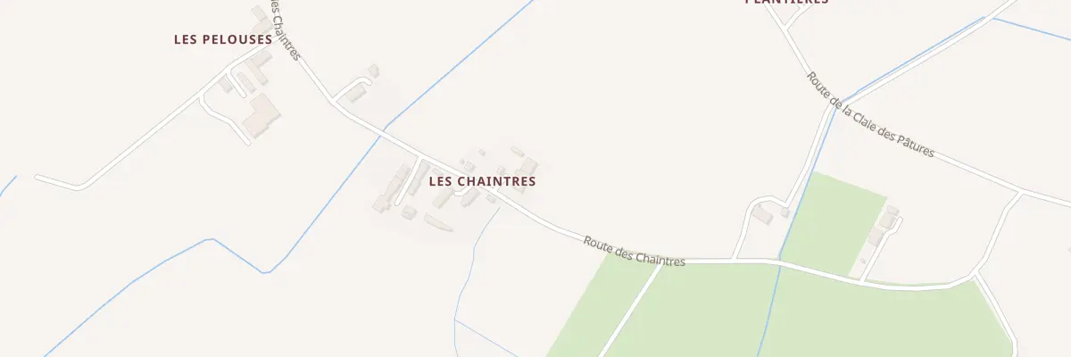 Plan du 1056 Rte des Chaintres à Longué-Jumelles