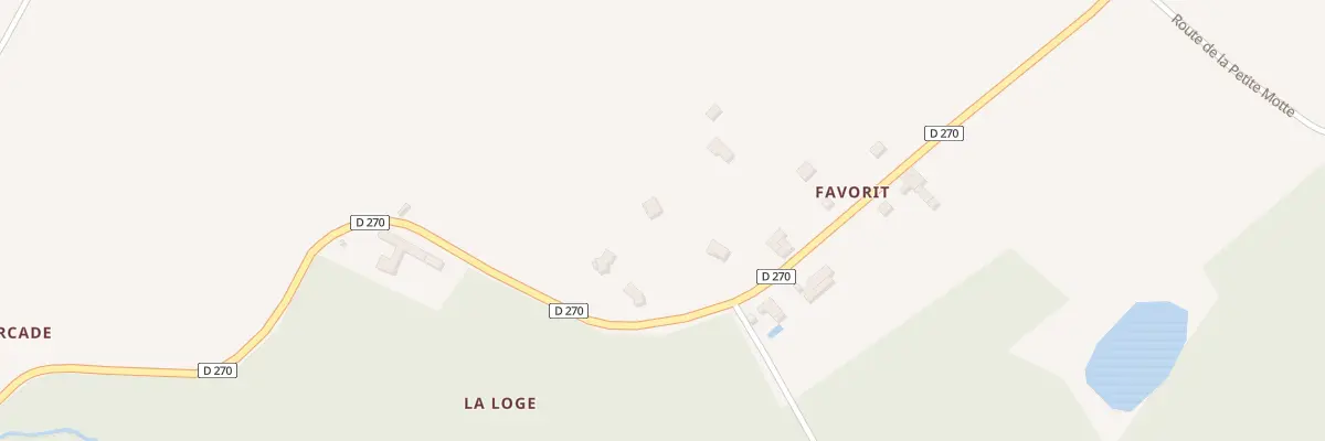 Plan du 5391 Favorit au Fouilloux