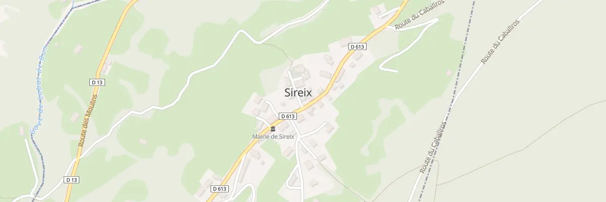 Plan du 5016 Le Village à Sireix