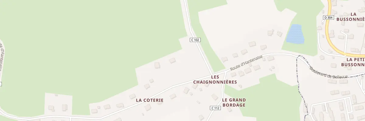 Plan du 17 Rte d’Hantenaise au Grez