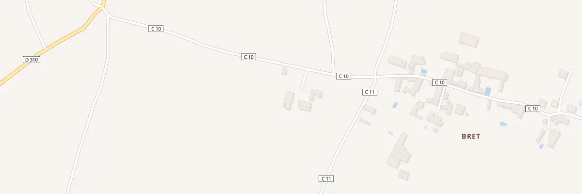 Plan du 3 Imp de la Chapelle Bret à Aubigné