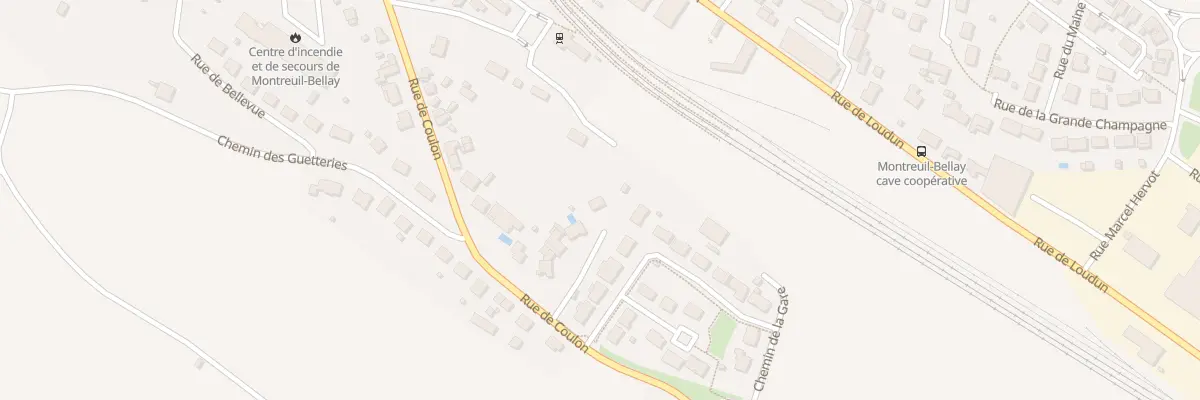 Plan du 417 Rue de Coulon à Montreuil-Bellay