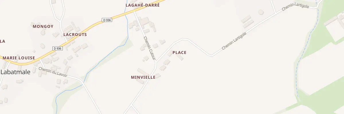 Plan du 25 Che Lartigole à Labatmale