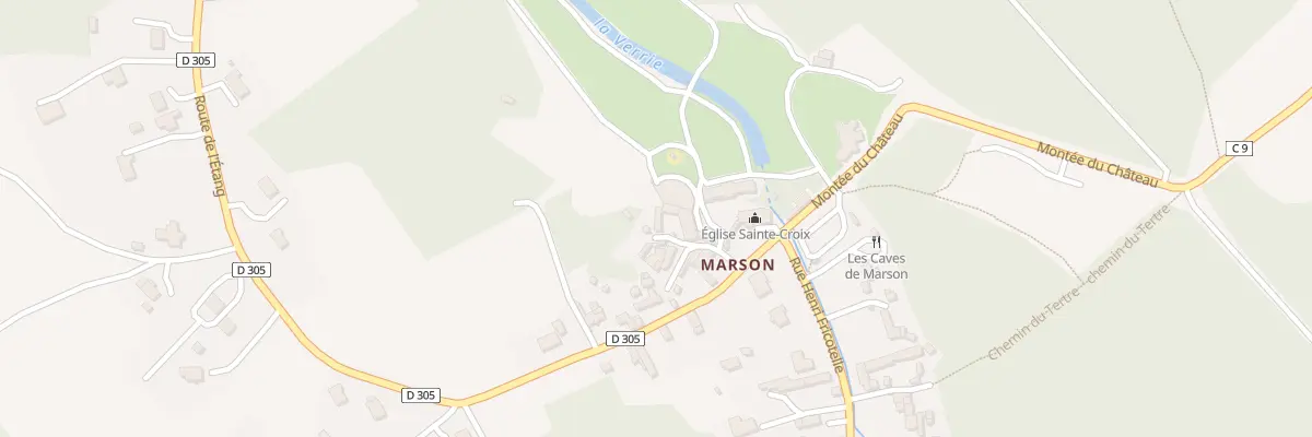 Plan du 6 Imp des Platanes à Rou-Marson