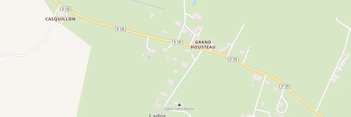 Plan du 16 Le Bourg à Lados
