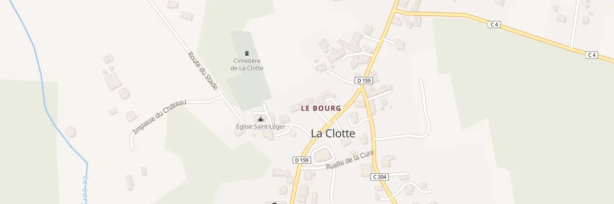Plan du 27 Rte du Bourg à La Clotte