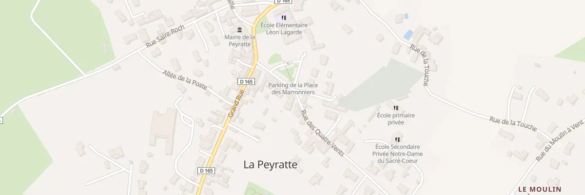 Plan du 2 Rue des Quatre Vents à La Peyratte