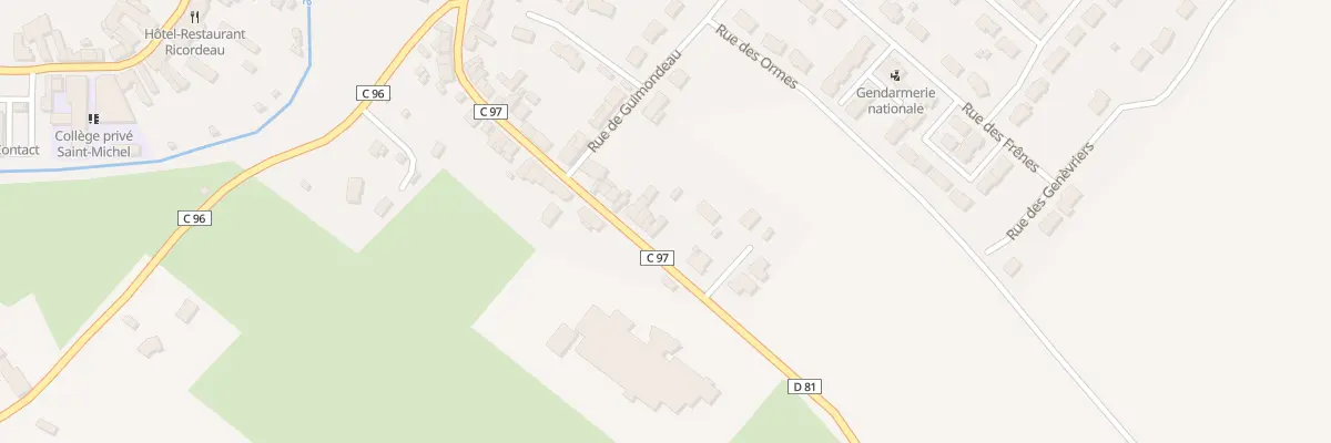 Plan du 37 Rue de la Couture à Loué