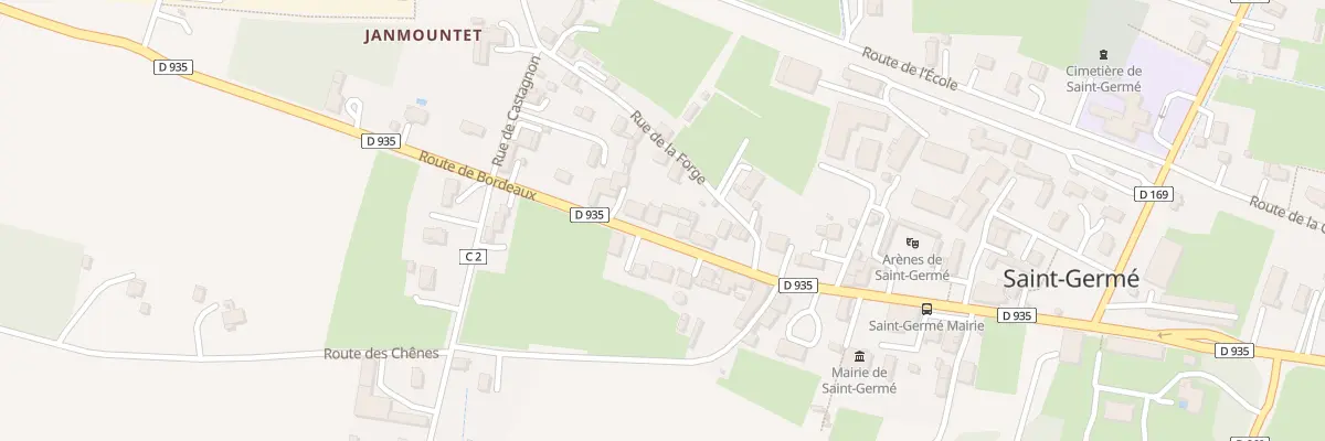 Plan du 20 Rte de Bordeaux à Saint-Germé